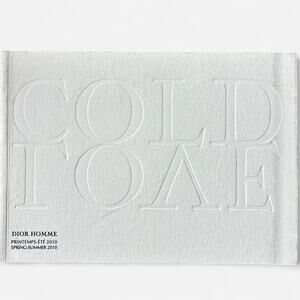 DIOR HOMME PRINTEMPS-ÉTÉ 2010 collection look book catalog